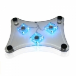 COOLPAD LAPTOP ACRYLIC 3FAN LAMPU 
