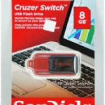 FLASH DISC SANDISK 8GB CRUZER SWITCH CZ52